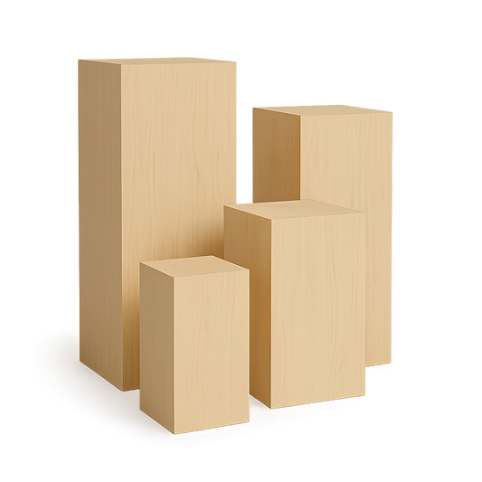 Stèles en bois carrées – Location