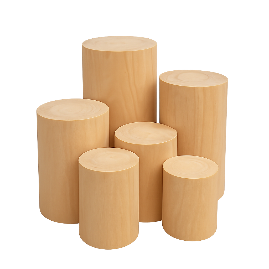 Stèles en bois rondes – Vente