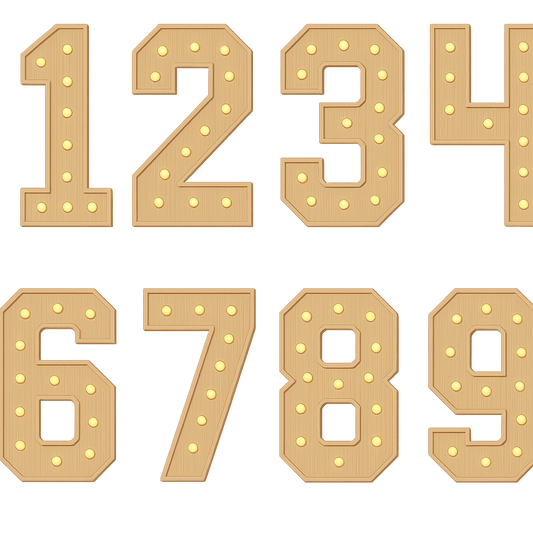 Chiffres lumineux – Location